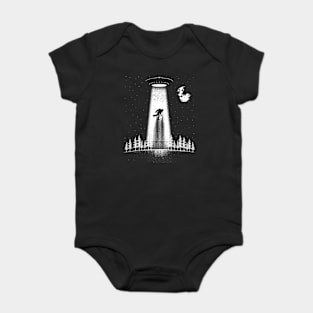 Bigfoot Ufo Abduction Baby Bodysuit